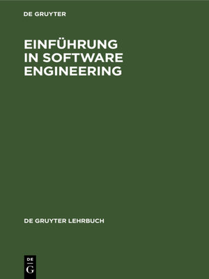 cover image of Einführung in Software Engineering